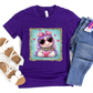 Unicorn & Hearts Kids Tee - Cute Gift for Unicorn Lovers, Available in Pink & Purple
