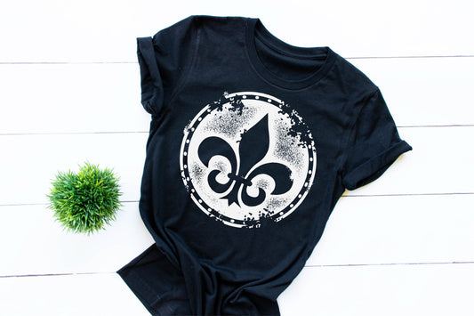 Fleur de Lis t-shirt - Gift for her - Gift for him